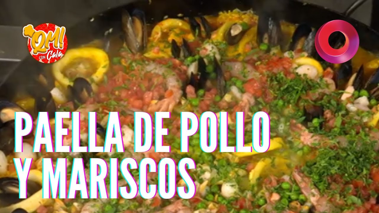 Paella de pollo y mariscos | #QuéMañana