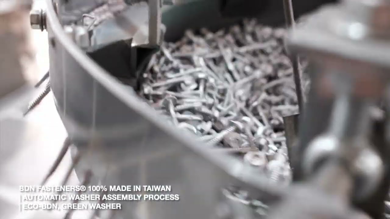 Screw and EPDM Washer Assembly Process - BDN Fasteners®