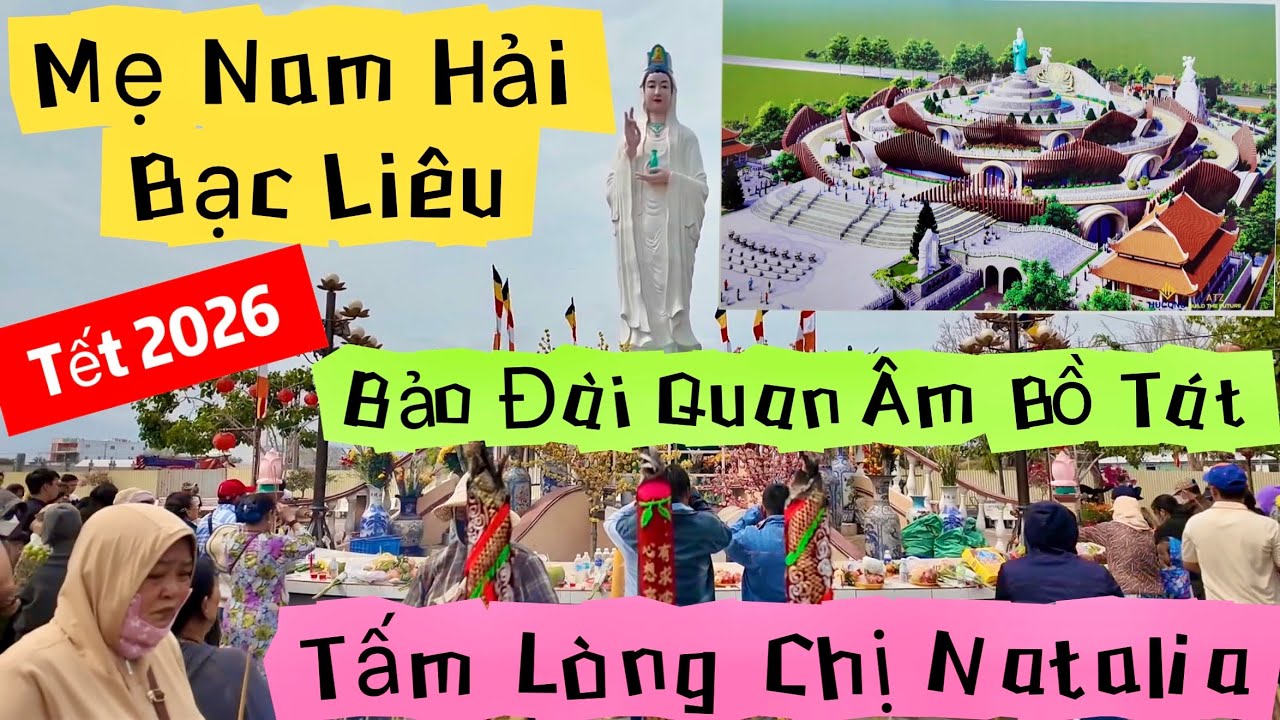 Мать Нам Хай из Бакльеу строит святилище, посвященное бодхисаттве Куан Аму, и трогательный жест с...