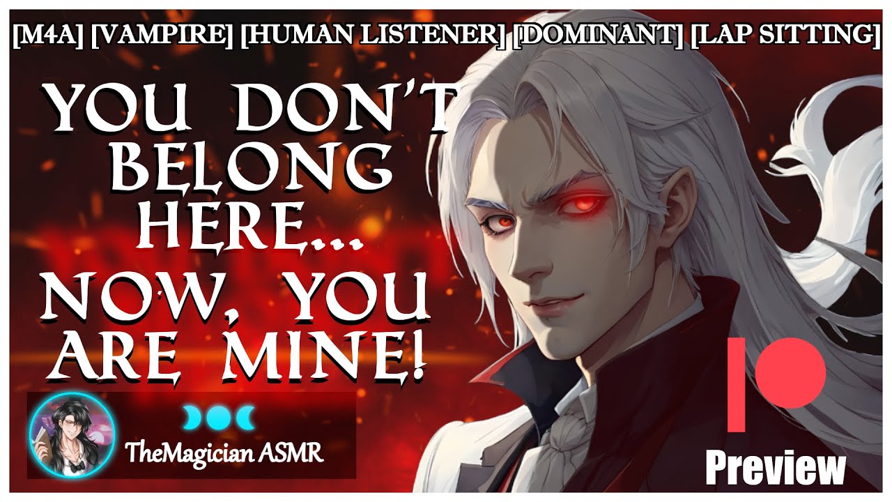 [EXCLUSIVE PREVIEW] M4A Sneaking Into The Vampire King's Ball | Kidnapping | Hypnosis | ASMR RP