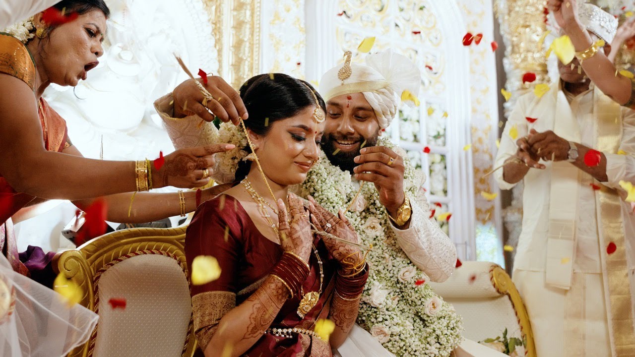 Nish and Anjugaa Wedding Highlight 4K| Next Day Edit |Blue Moon Media|