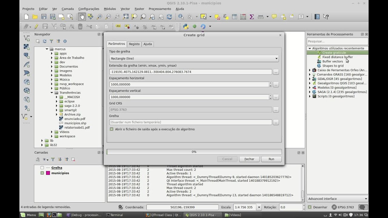 Parallel execution of QGIS algorithms