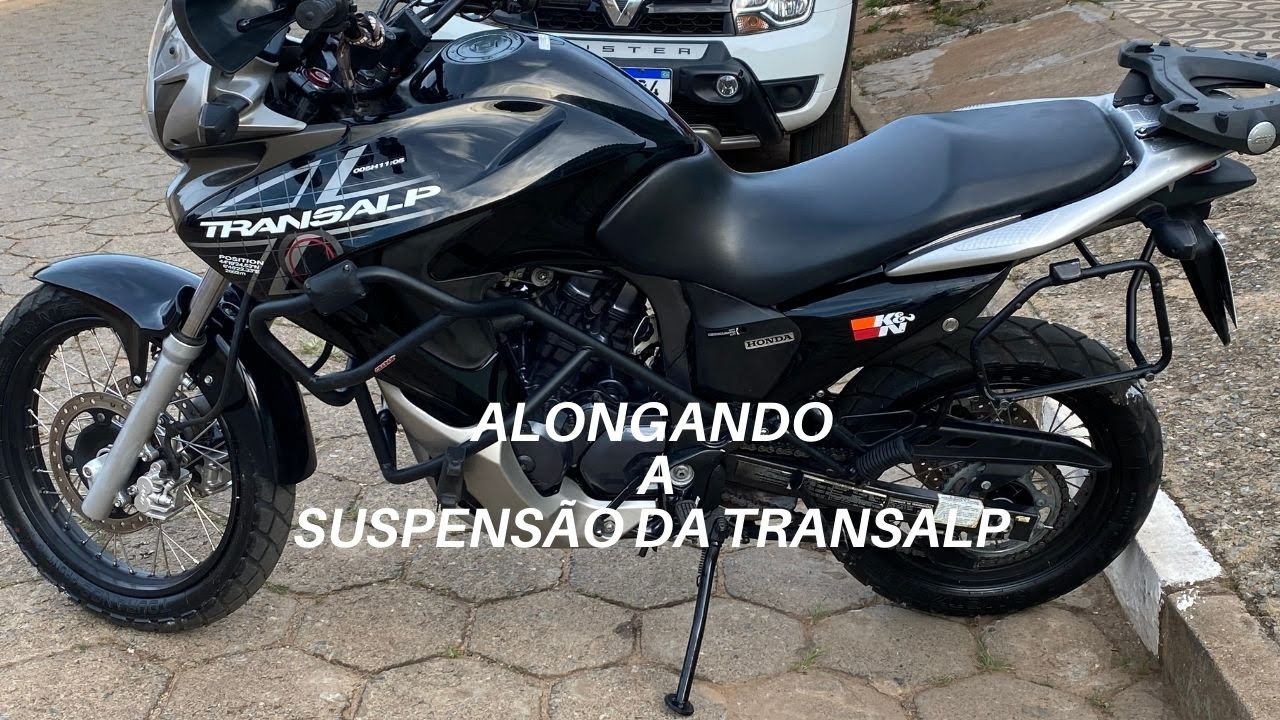 Alongando a suspenção da Transalp