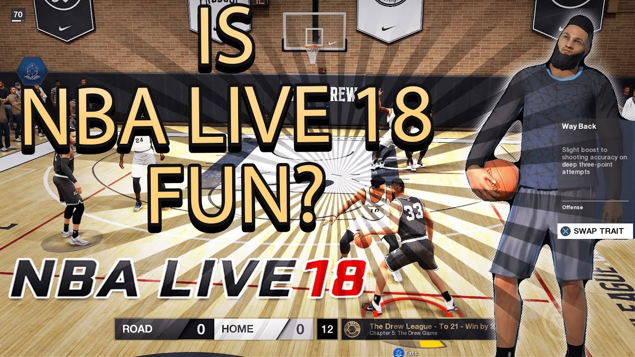 NBA LIVE 18 - I MADE A DEMIGOD!! IS IT BETTER THAN 2K??