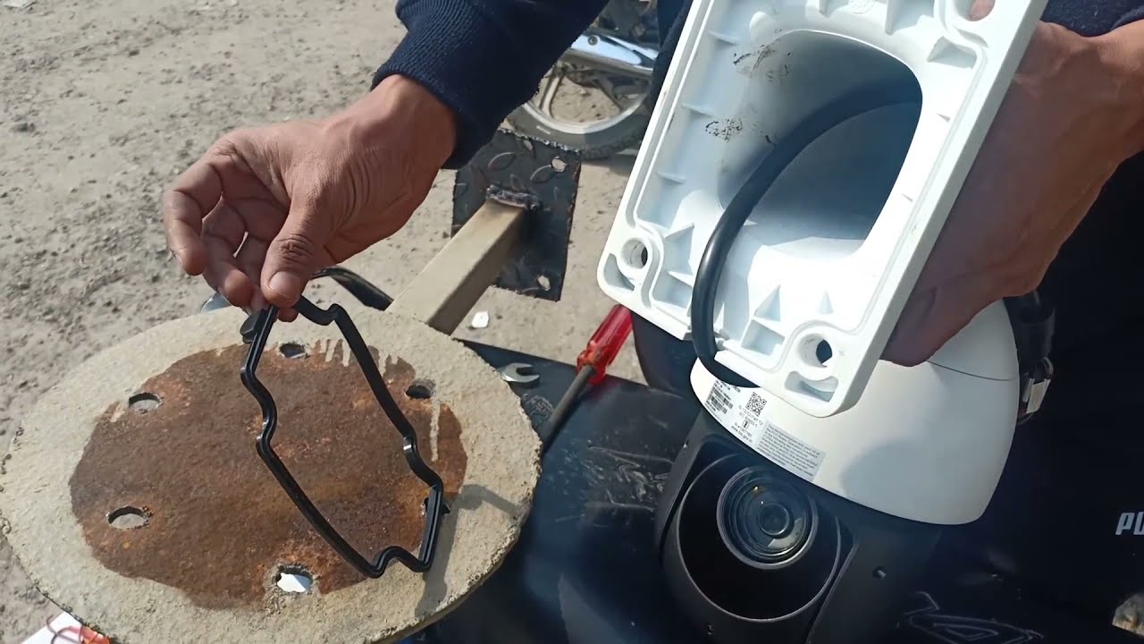 Dahua Ptz x25 speed dome camera Installation DH-SD49225T-HN | Unboxing | Day & Night View