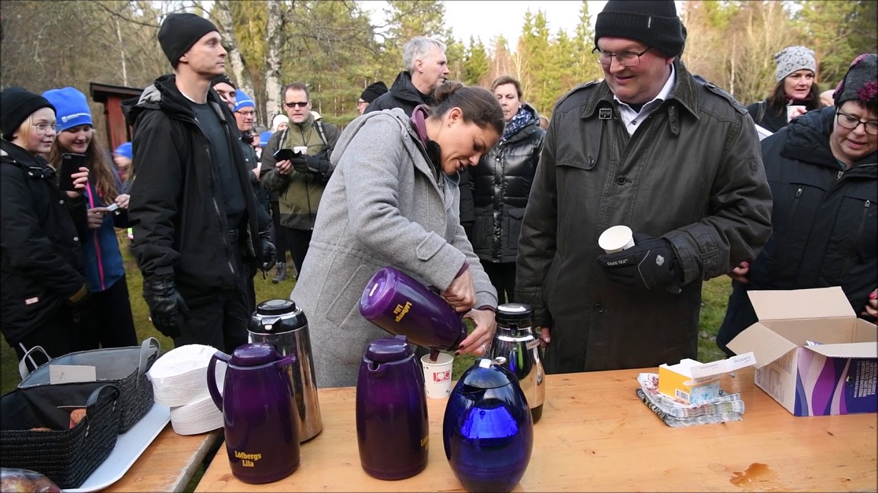 Crown Princess Victoria walked in Värmland
