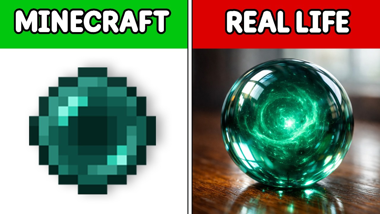 Minecraft VS Real Life – Real World Version of Minecraft Items (Insane Detail)