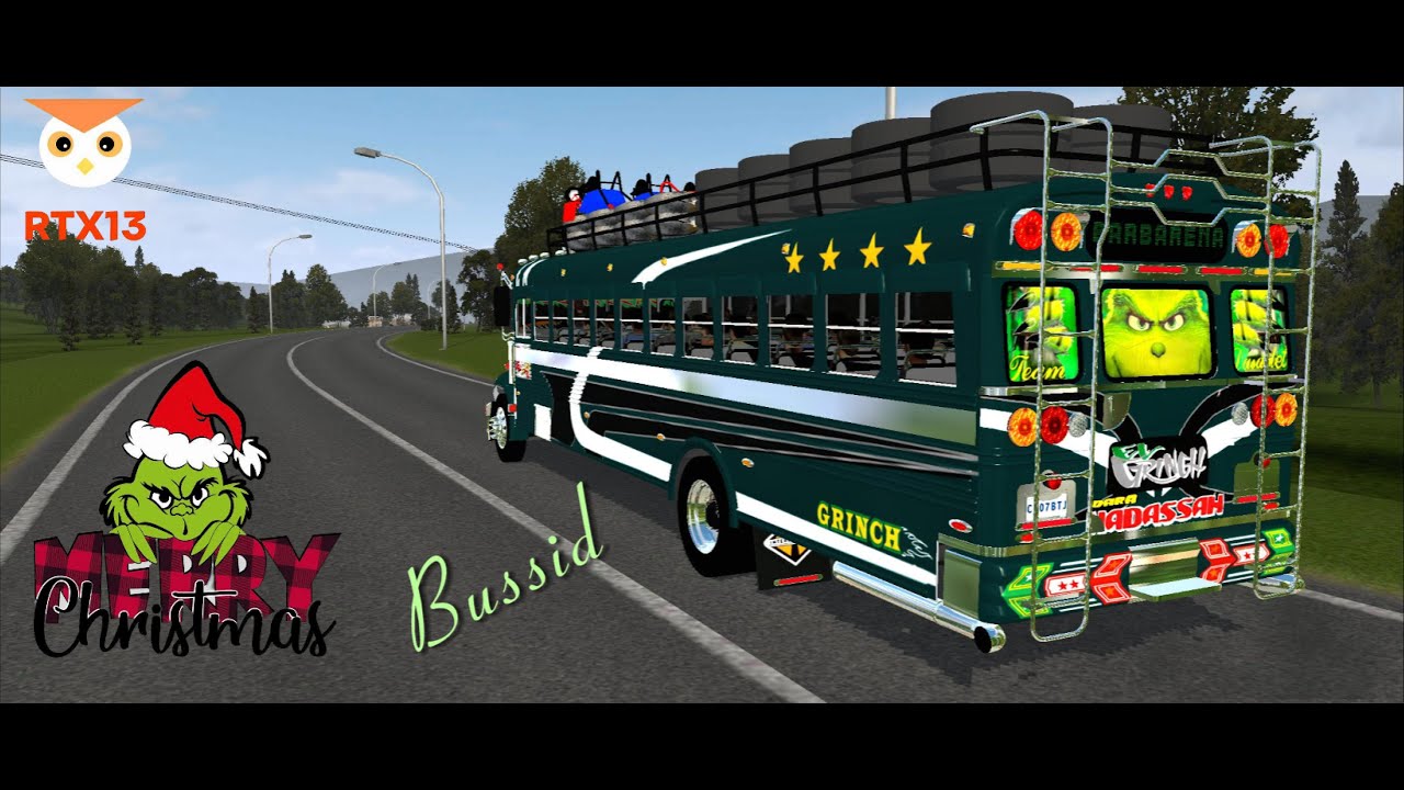 Transportes Dassarlet 💚 (GRINCH) 🎄 Bus Simulator Indonesia