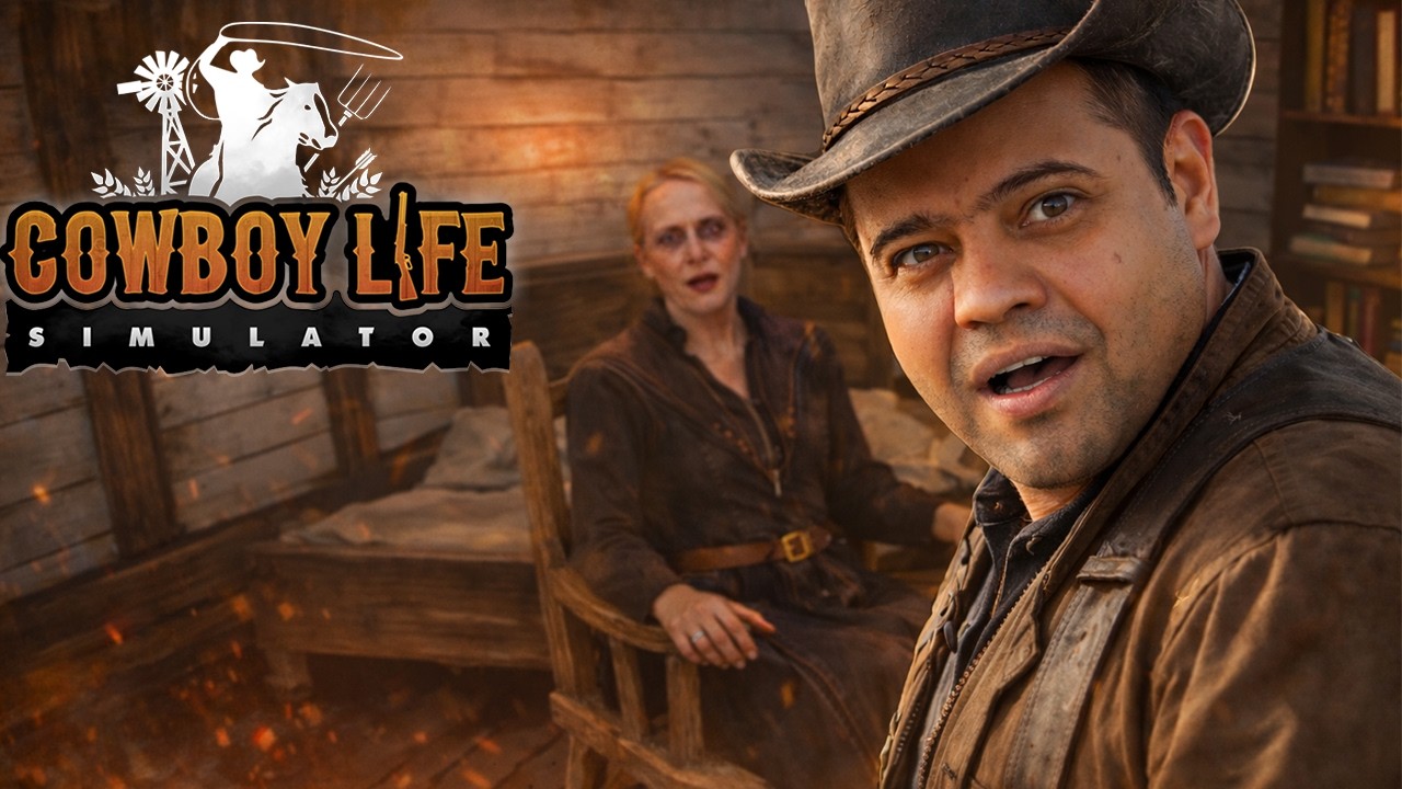 FUI ATRÁS DO XERIFE E FUI ENCURRALADO POR BANDIDOS! - Cowboy Life Simulator