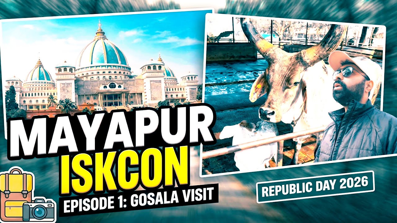 Reaching ISKCON Mayapur by Local Train | Stay, Cost & Gosala Visit | Mayapur Vlog Ep 1