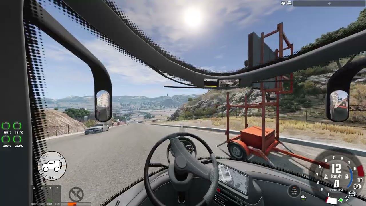 BeamNG.Drive Yellow 2 Riverway Plaza No Bus Mode