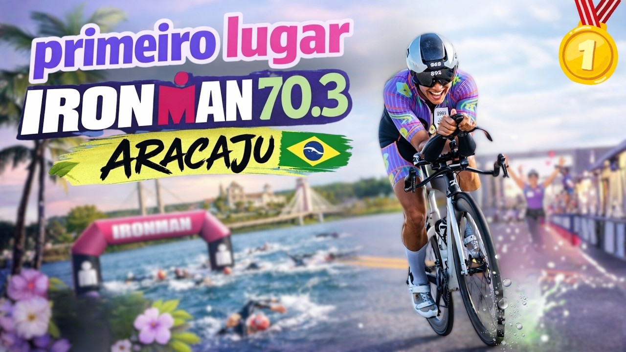 PRIMEIRO LUGAR na categoria; bike EXTRAVIADA; fortes emoções | IronMan 70.3 Aracaju
