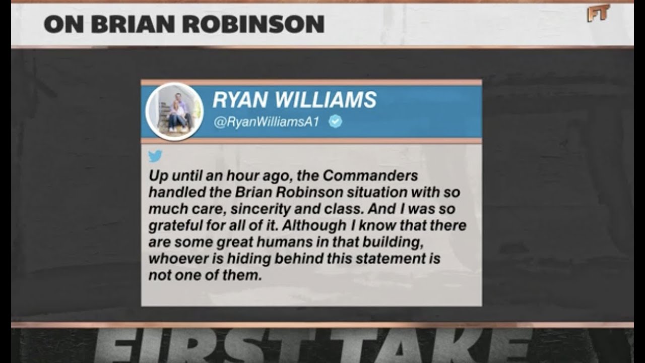 The Commanders used running back's shooting in retort to D.C. Attorney General | First Take