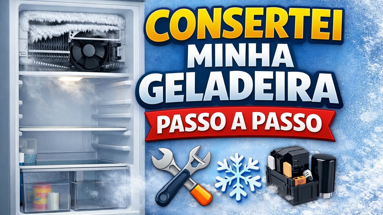 Geladeira não gela.....Consertei Minha Geladeira Sozinha! Passo a Passo Simples 🔧❄️