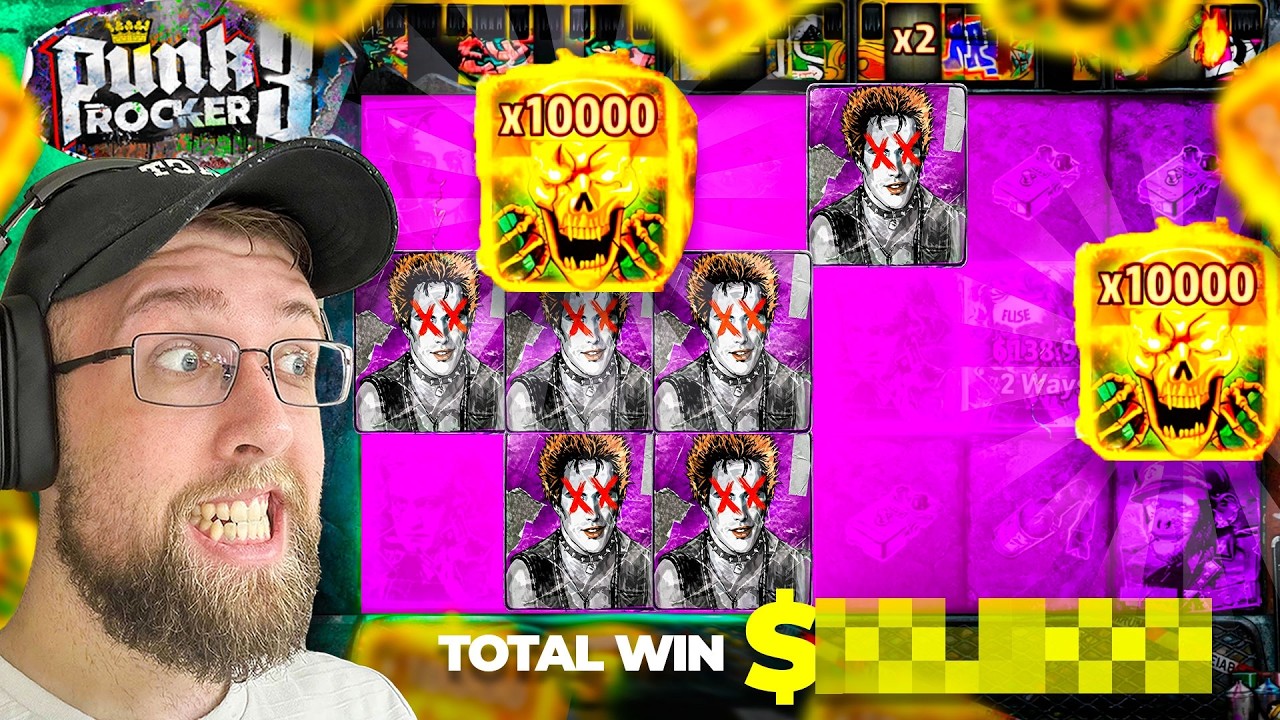 Максимальный выигрыш в игре Punk Rocker 3&hellip; Это было безумие!