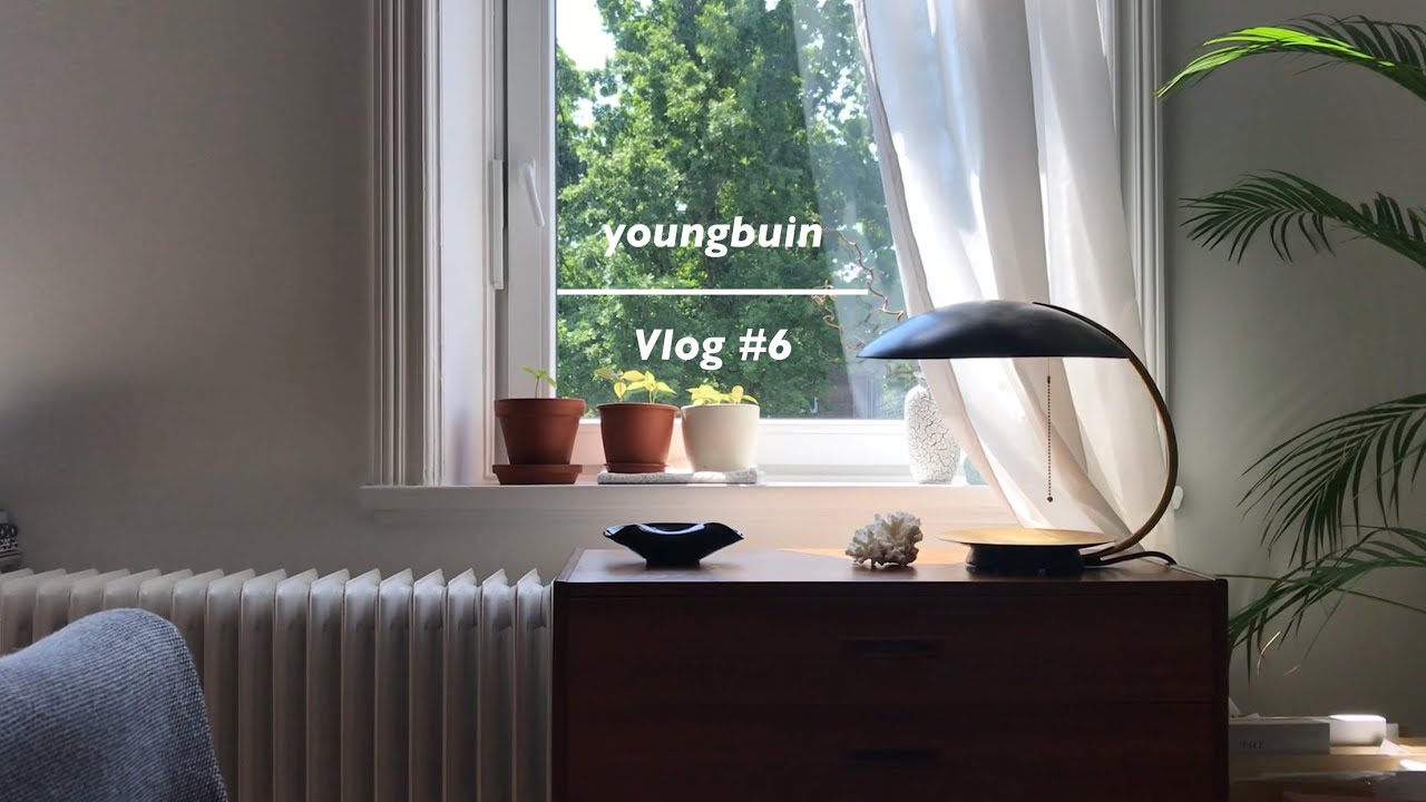 독일 일상 브이로그) 랜선집들이 / 온라인집들이 / 빈티지가구 소개/ 명이나물 장아찌 / 바질페스토파스타 / 페인트고르기 /