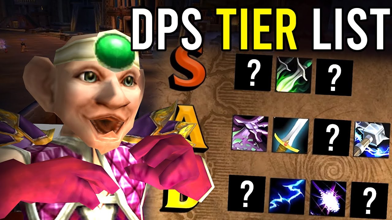 The *MOST ACCURATE* DPS TIER LIST For P4 Classic SoD