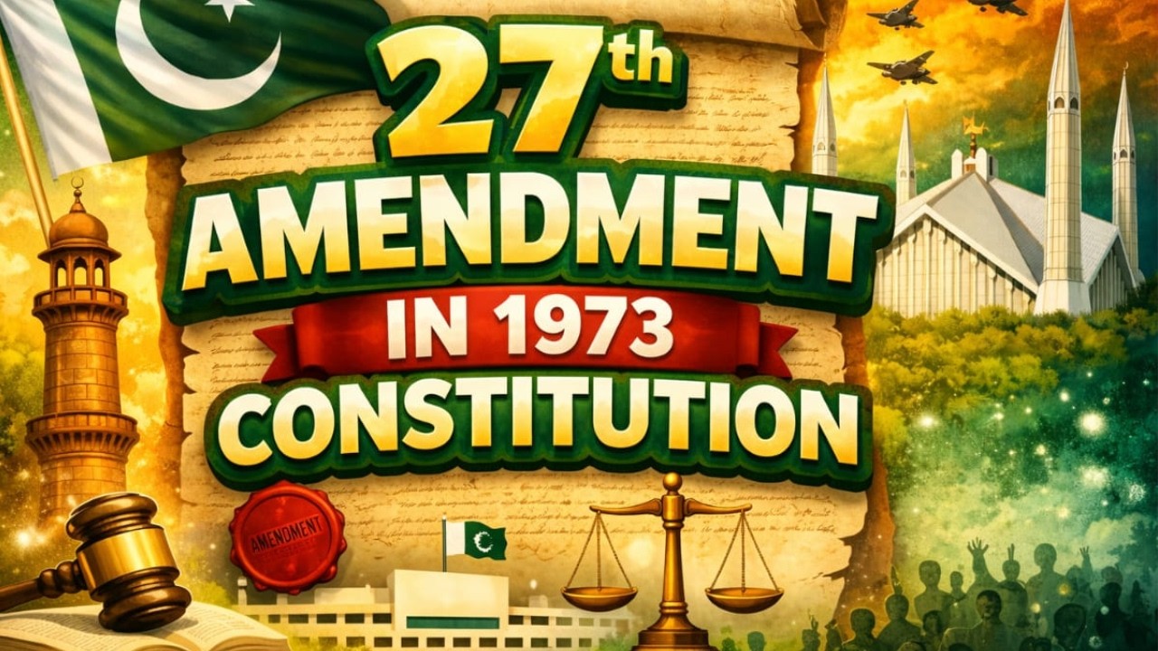 27th Amendment in 1973 Constitution | for all law & competitive examinations