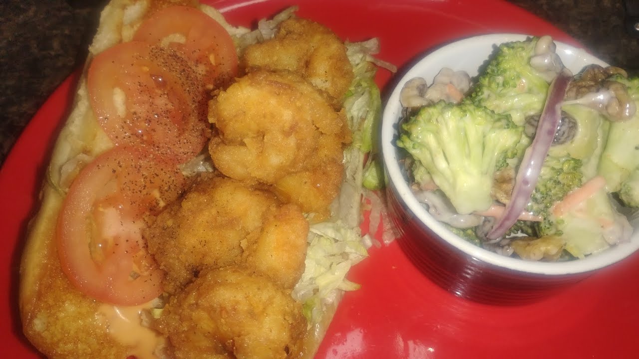 Better Late Then Never, Come And Eat #food #cook #PoBoy #shrimp 