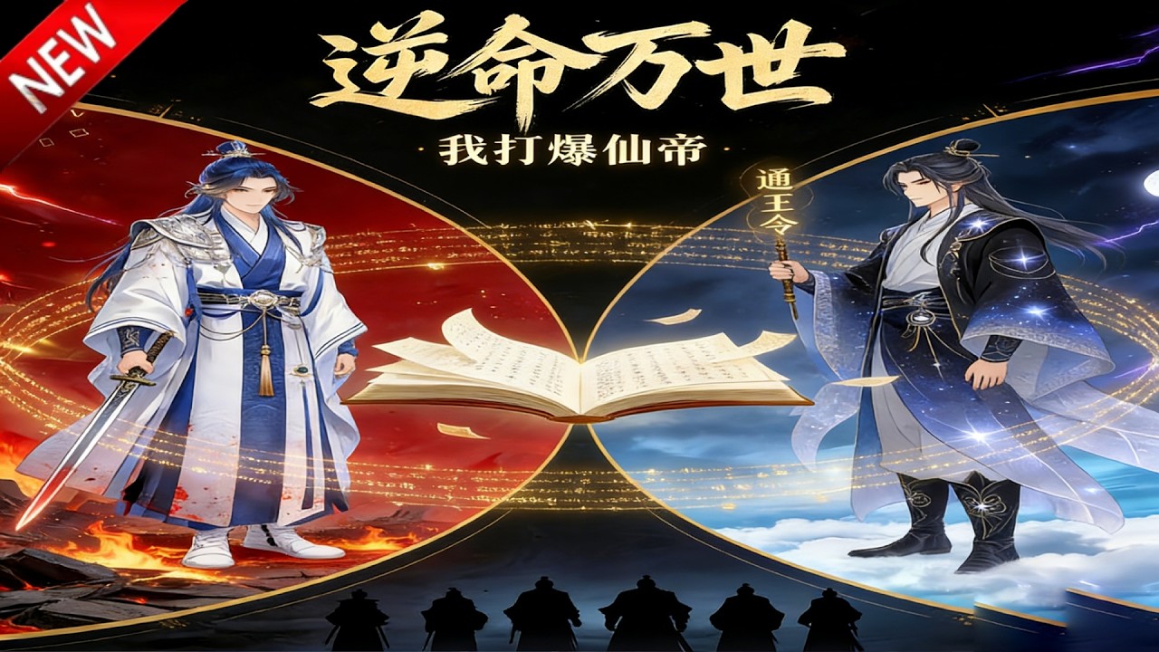 💥【新番上线】苏尘发现携带的金手指是一本逆命书，死后可根据人生成就，获取逆命点，不断地轮回转世！《逆命万世，我打爆仙帝》全集 Multi SUB #热血 #漫剧 #动漫魔女