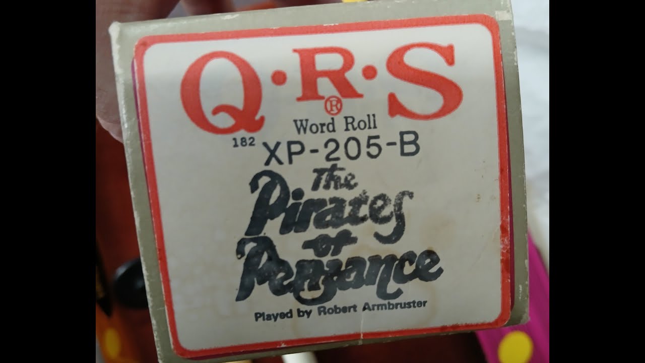 The Pirates Of Penzance on QRS Player Piano Roll 