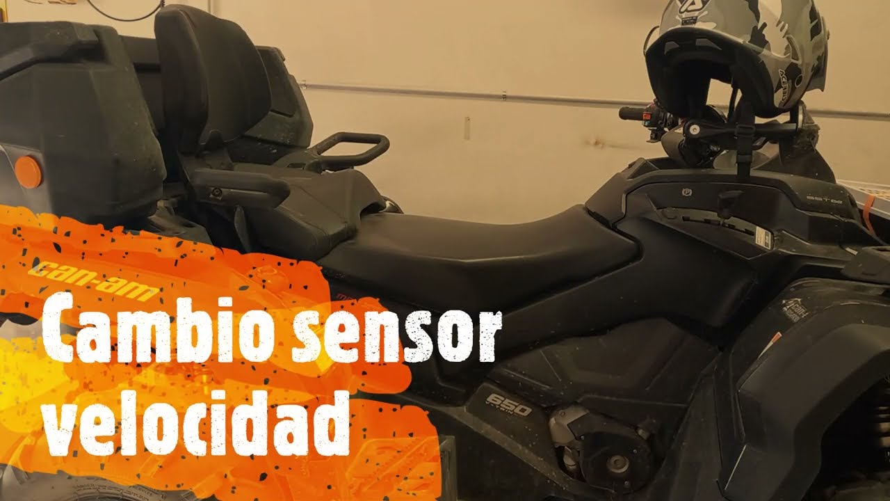 Cambio sensor velocimetro de Can am outlander 650
