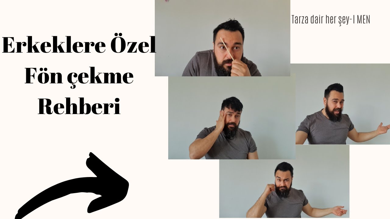 Erkek Saç:Nasıl kusursuz  fön çekilir-Erkeklere özel fön çekme rehberi