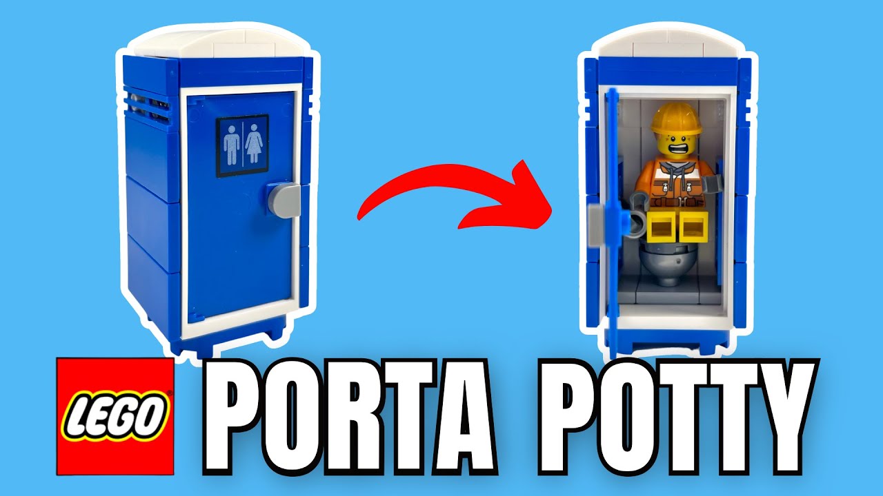 Build a LEGO Porta-Potty (with a hidden surprise)