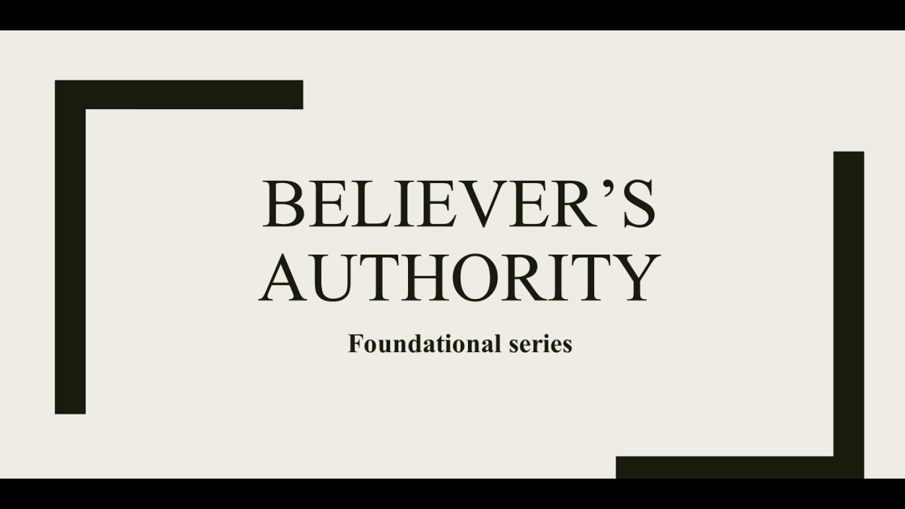 Believer's Authority