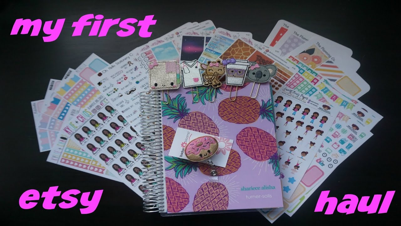 ECLP 2017 Unboxing + Etsy Sticker Haul