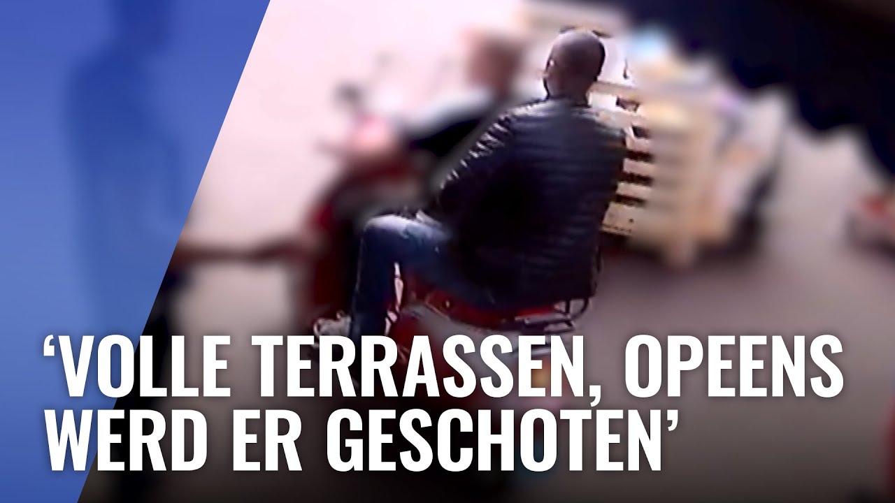 Politie deelt beelden van verdachte schietpartij Balboaplein