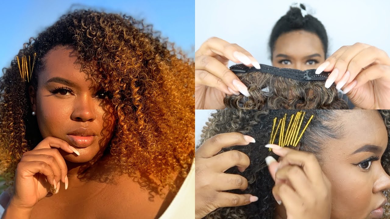 HOW TO QUICKLY STYLE OUTRE’S OMBRÉ KINKY CURLY 4A CLIP INS| BIG BEAUTIFUL HAIR COLLECTION| SIDE PART