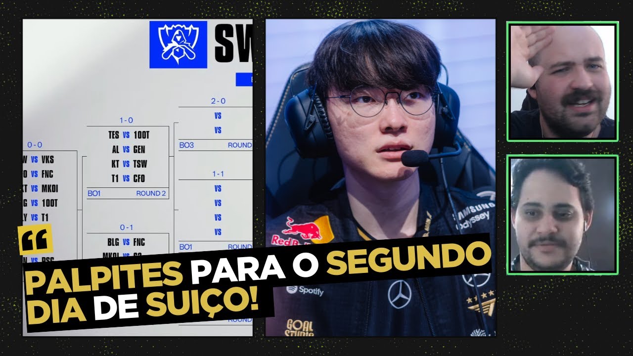 Palpites para o SEGUNDO DIA de SUIÇO no Worlds 2025!