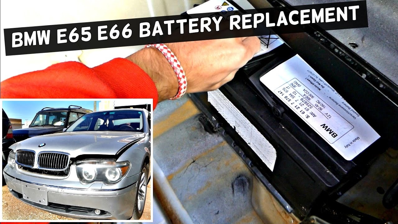 BMW E65 E66 BATTERY REPLACEMENT without Code RESETTING