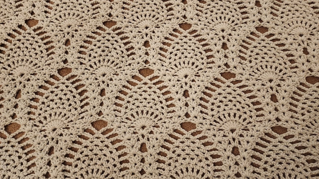 Part 3 - The Pineapple Stitch Blanket - Crochet Tutorial!