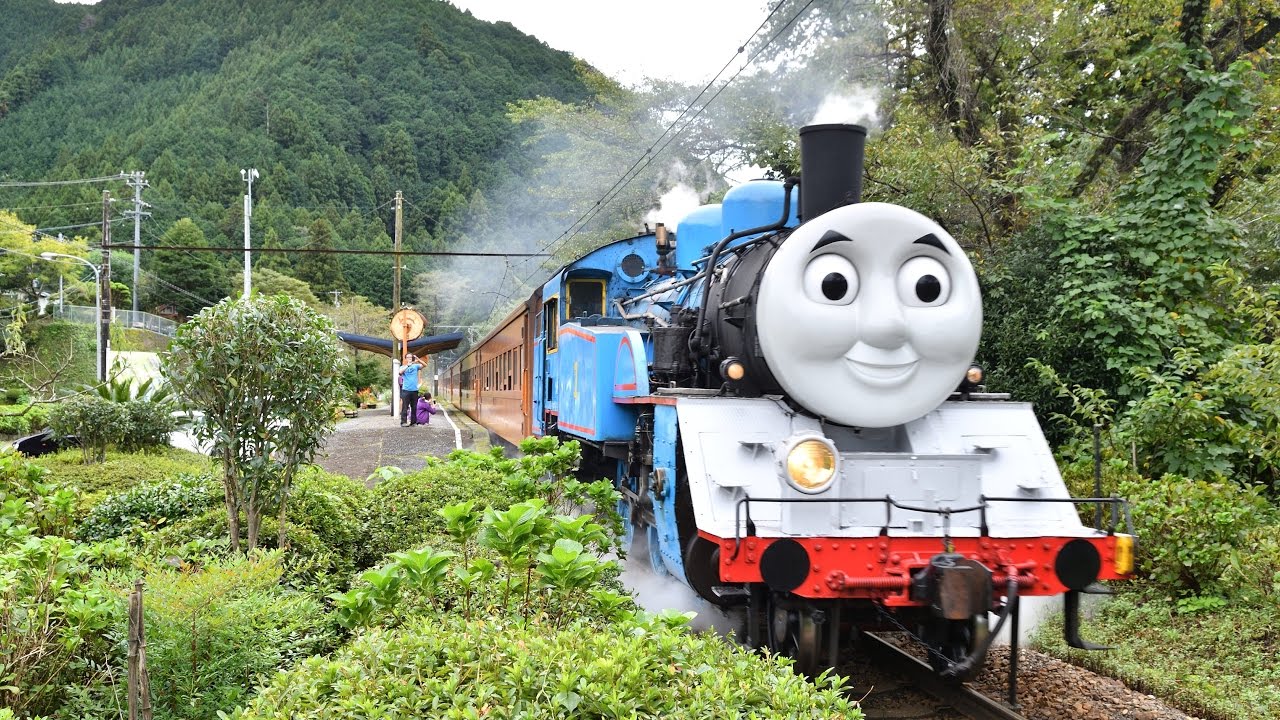 大井川鐵道 トーマス走った！ 2016 20 田野口駅 2016年10月9日