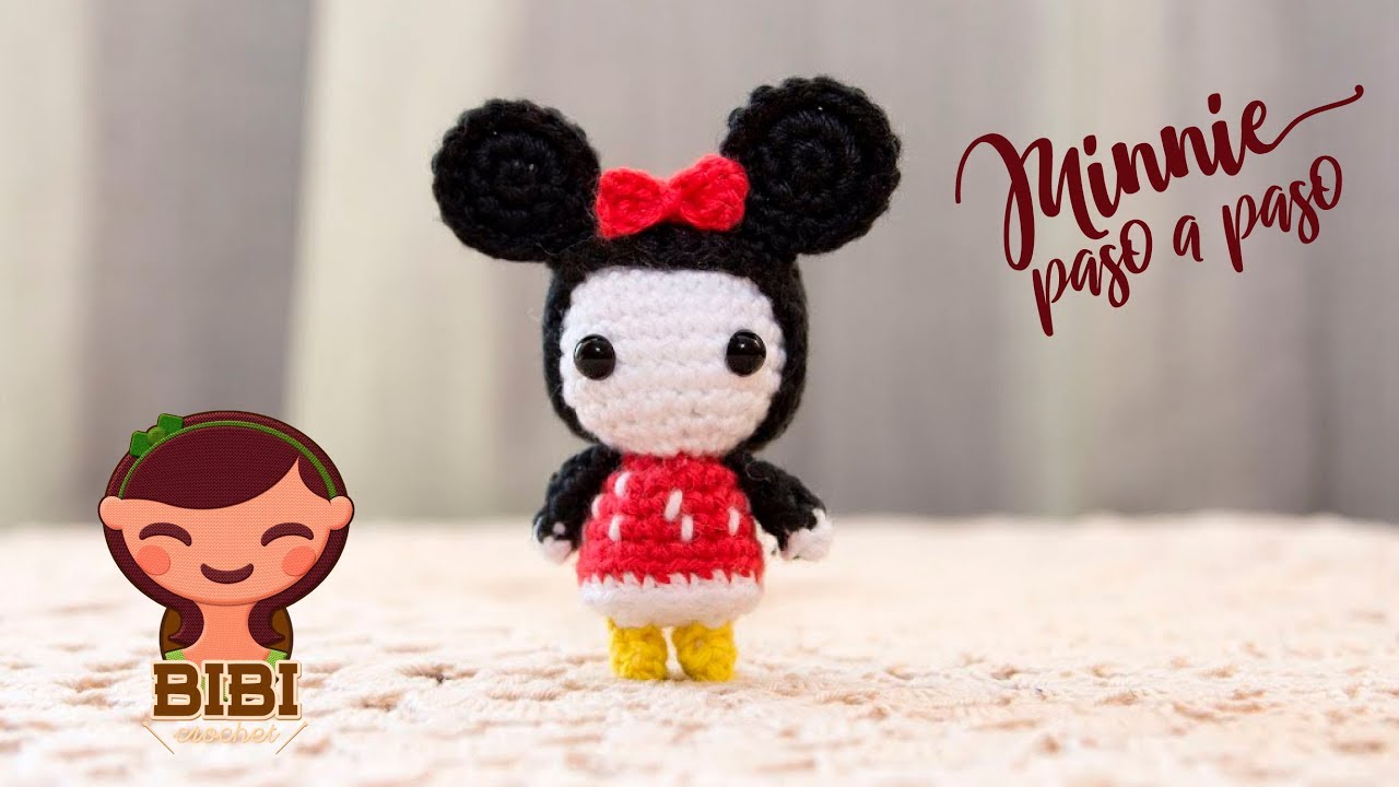 Amigurumi | como hacer a minnie mouse en crochet | Bibi Crochet