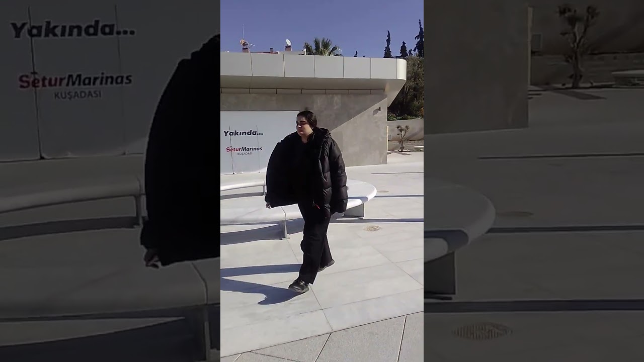 In der Türkei in Kusadasi. Es gibt eine neue Einkaufsmeile, die zeige ich euch