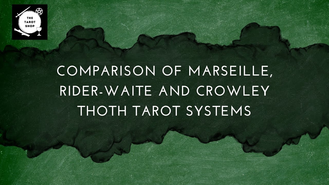 Tarot System Showdown! Marseille vs. Rider-Waite vs. Crowley Thoth | Comparison 🔮