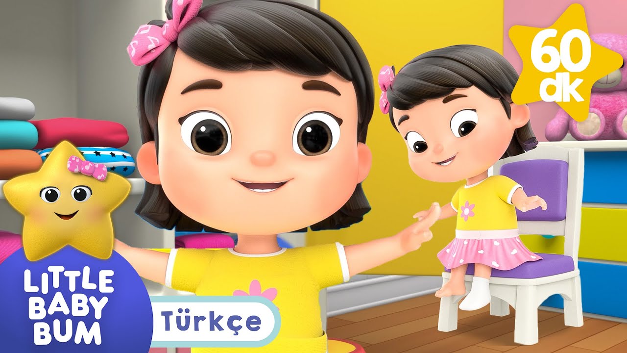 Giyinmeyi Öğreniyorum!! | Little Baby Bum Türkçe - Bebek Şarkıları ve Çizgi Filmler