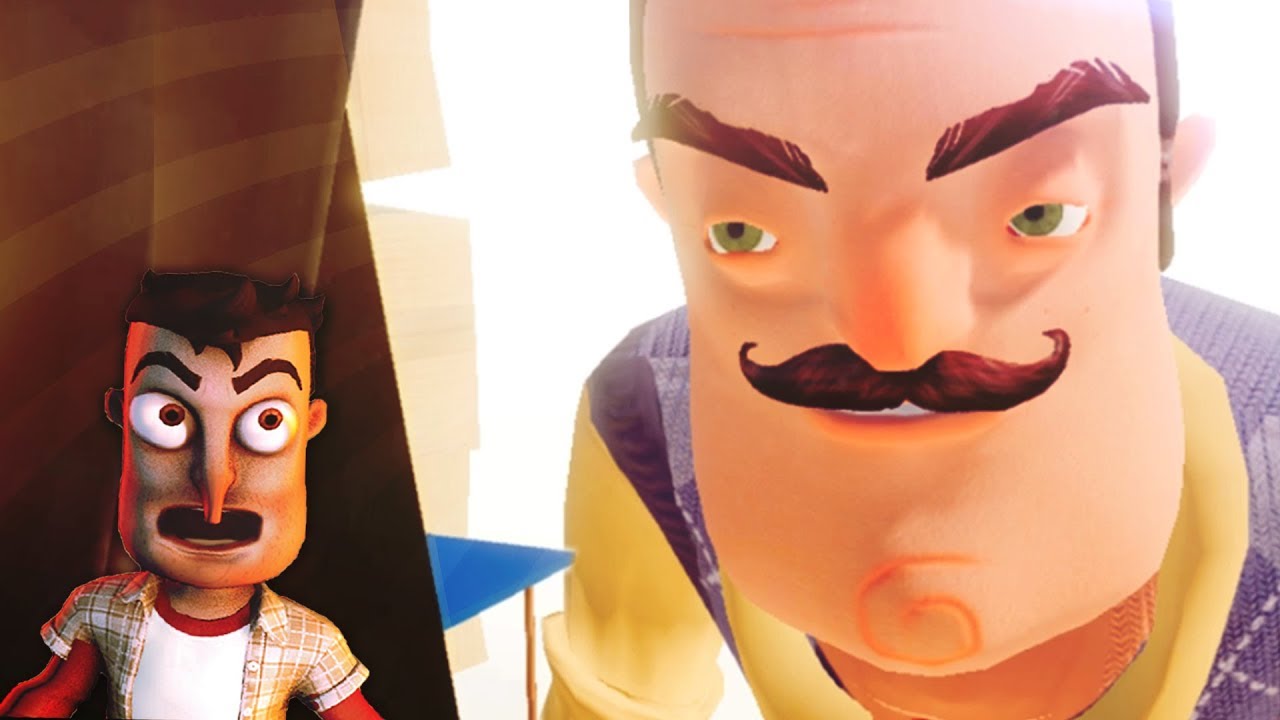 МЫ РАЗБЛОКИРОВАЛИ НАСТОЯЩУЮ КОНЦОВКУ HELLO NEIGHBOR!!! - (Битва с боссом Hello Neighbor / Концовк...