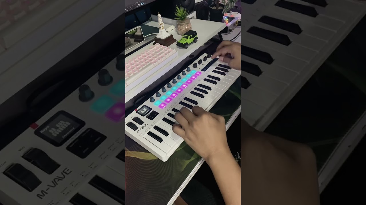 M-VAVE SMK-37 PRO Quick Internal Sound Source preview ( yamaha DX-7 FM emulations )