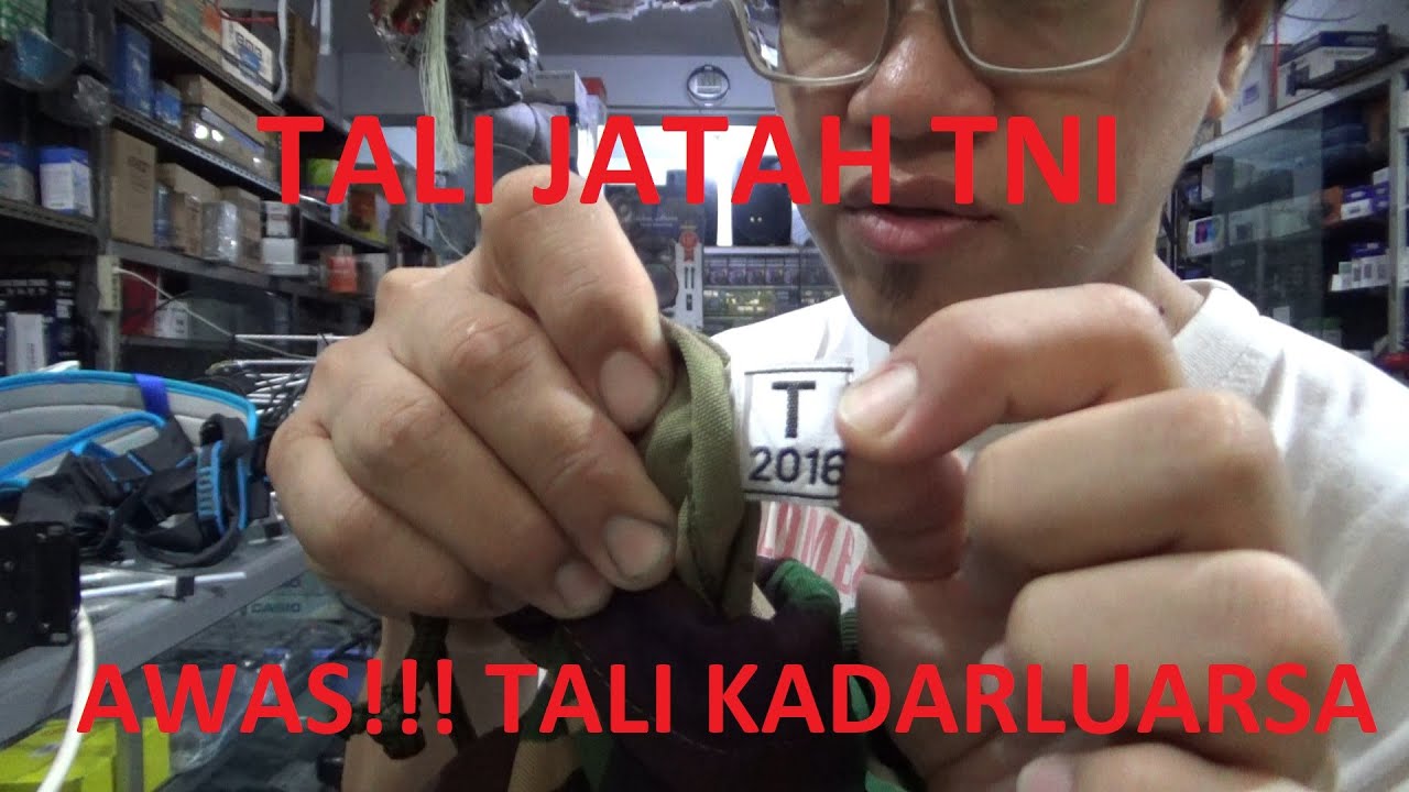 Awas!! Tali Kadarluarsa review tali karmantel 8mm 50 meter murah meriah jatah tni
