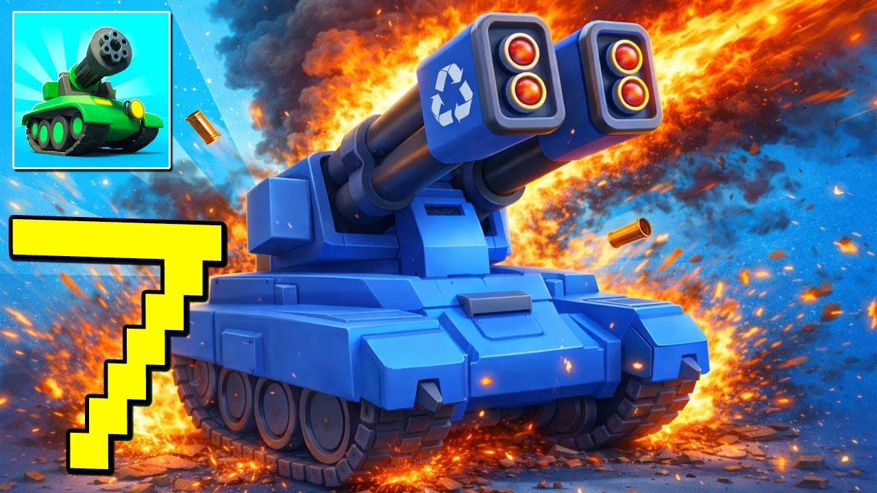 Tank Sniper - Gameplay Walkthrough Part 7 - Shooting Game , Update Tanks and Base (Android,iOS)