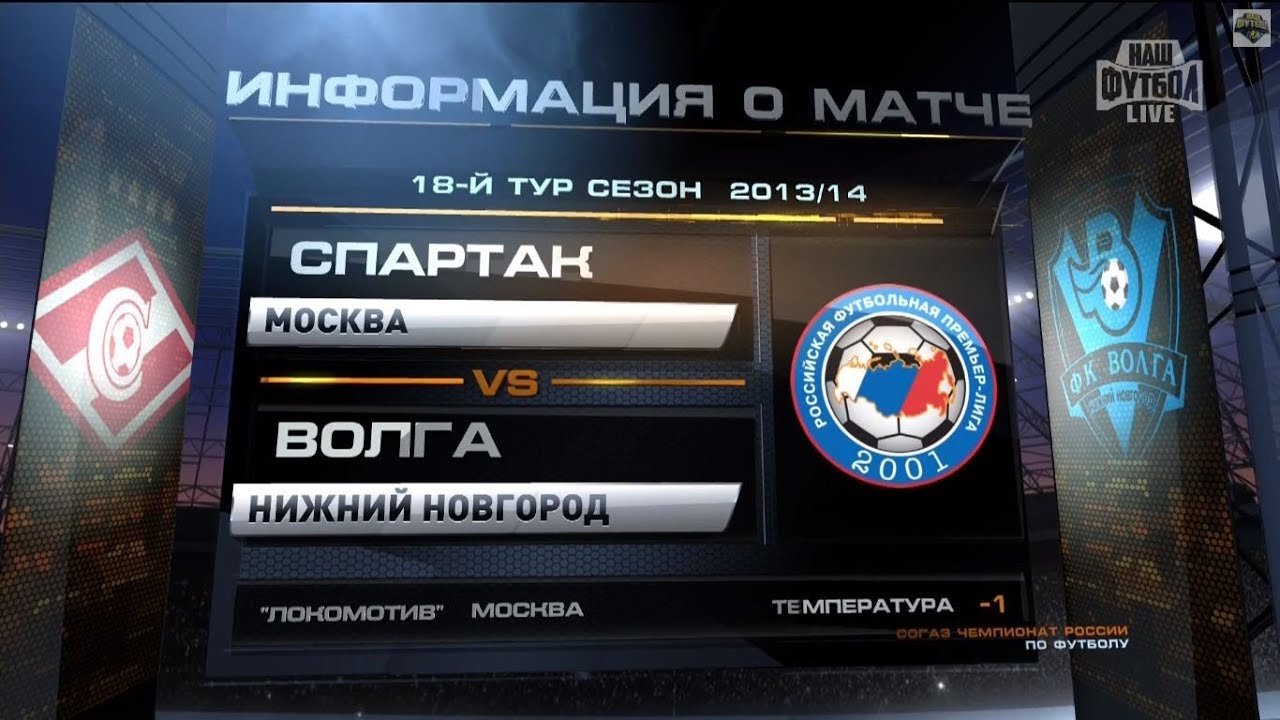 Spartak vs FC Volga | RPL 2013/14