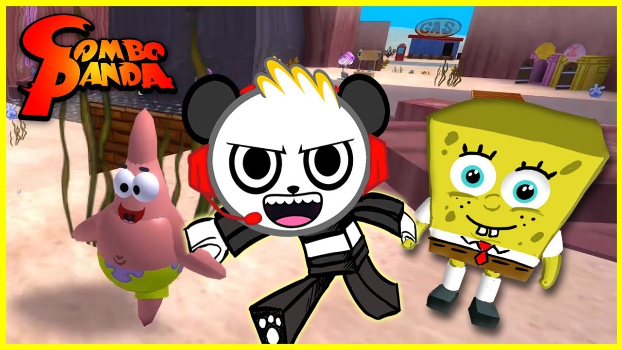 Spongebob Movie Adventure BEWARE THE HOOKS Let's Play with Combo Panda