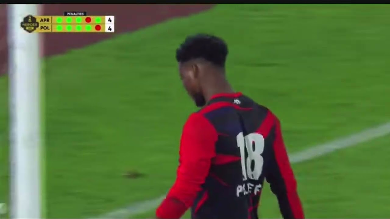 Penalty shootout in heroes cup between @APRFC_TV @policefcrwanda4122 