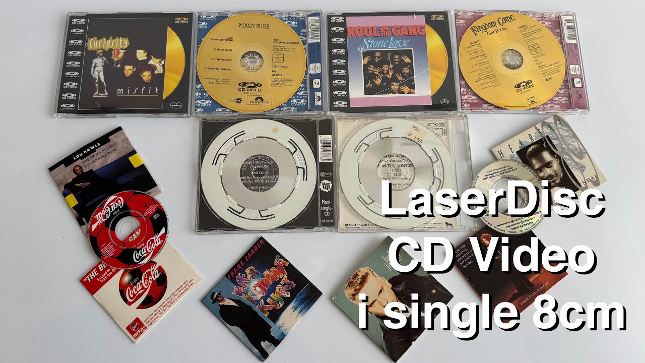 W świecie LaserDisc - Single CD-Video 12cm i CD-Audio 8cm  (VLOG)