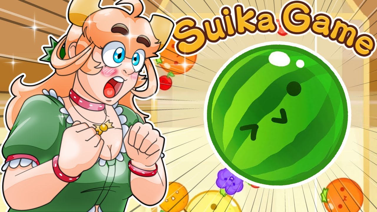 MY FIRST TIME PLAYING SUIKA AND I GOT A WATERMELON