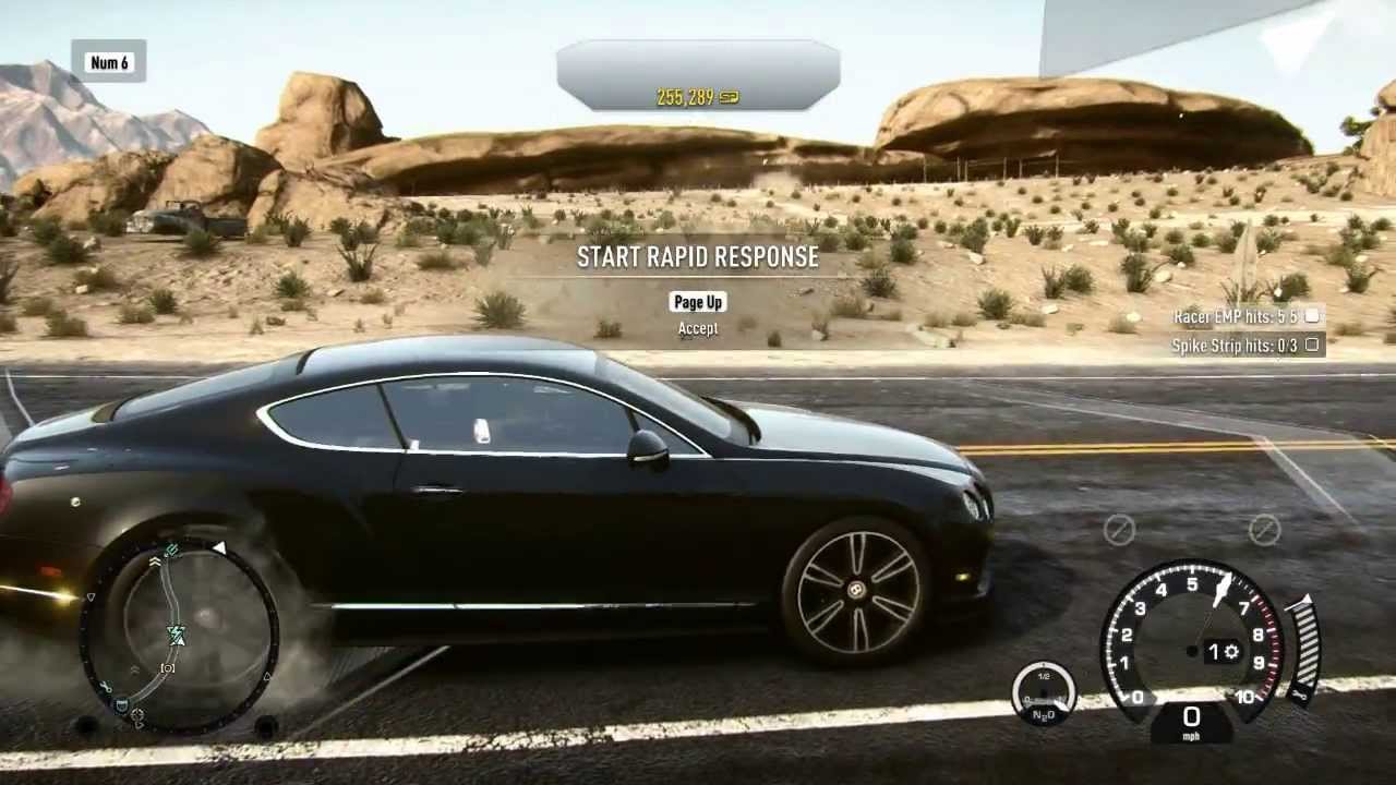 Need For Speed: Rivals PC - Bentley Continental GT V8 (All Variants) Cop Gameplay